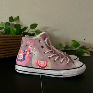 Llama high top converse All-Star sneakers